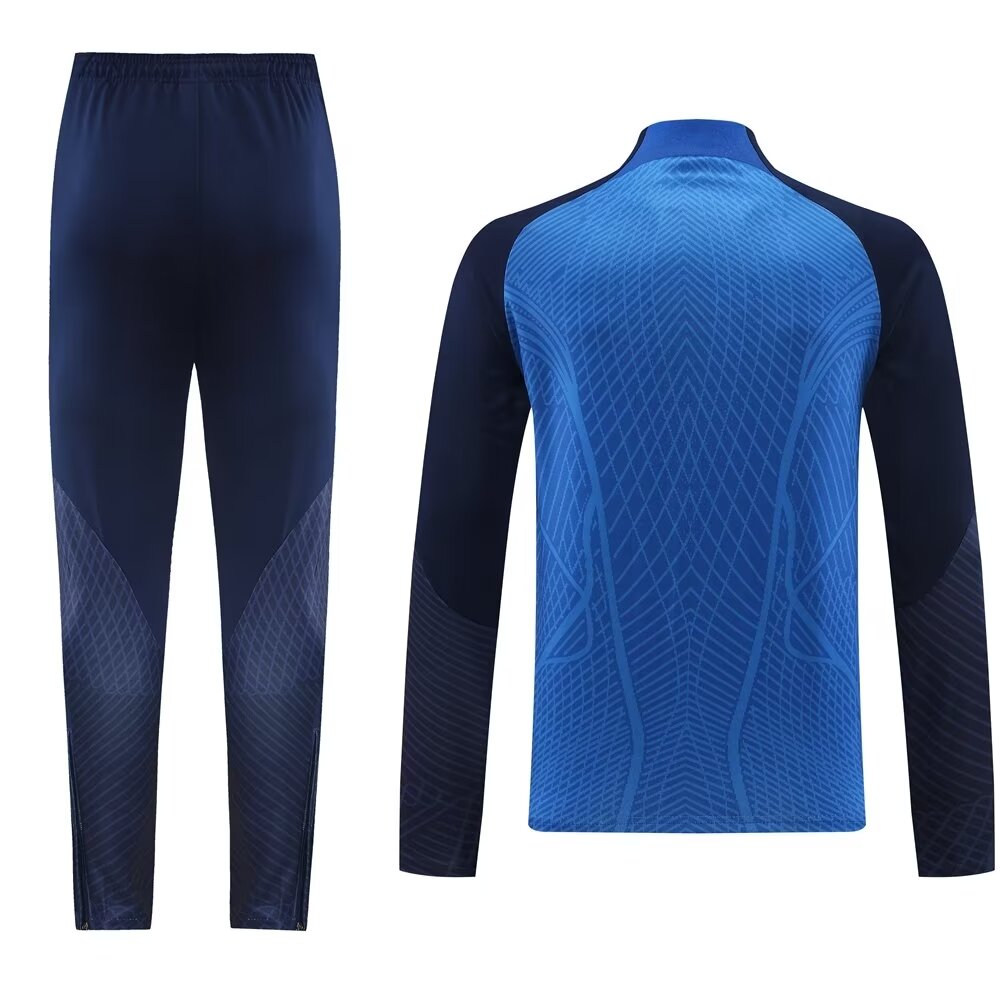 2024 NK Blue Half Pull Tracksuit