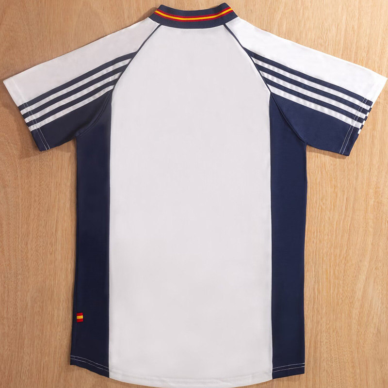 1998 Spain Away Retro Soccer Jersey