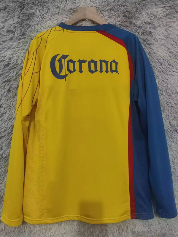 2007-2008 Club America Home Long Sleeve Retro Soccer Jersey (长袖)