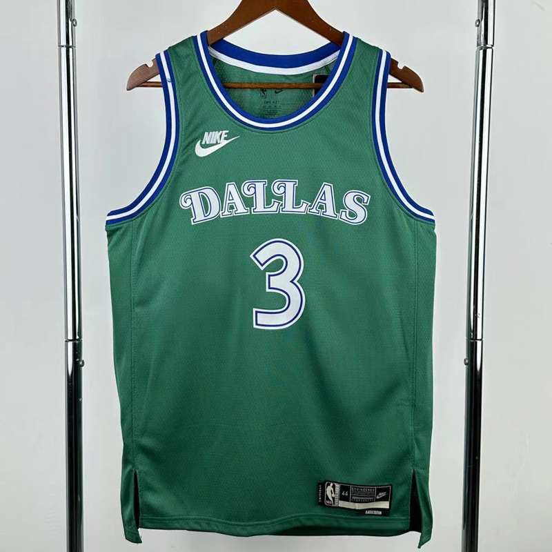 25-26 Dallas Mavericks DAVIS #3 Green Retro Top Quality Hot Pressing NBA Jersey