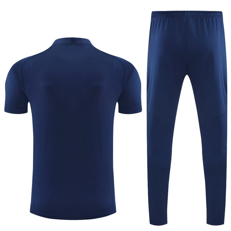 25-26  Man Utd Royal blue Polo Tracksuit
