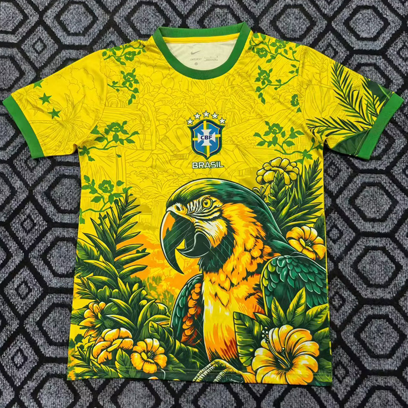 25-26 Brazil Yellow Special Edition Training shirts 金刚鹦鹉