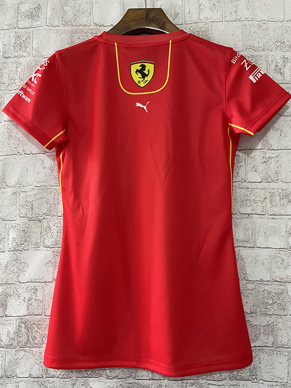 2024 Ferrari Women Red Racing Suit (女)圆领