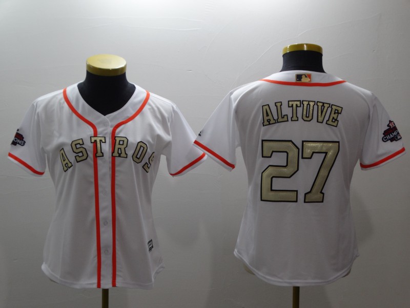 Houston Astros Women's baseball jersey ALTUVE 27