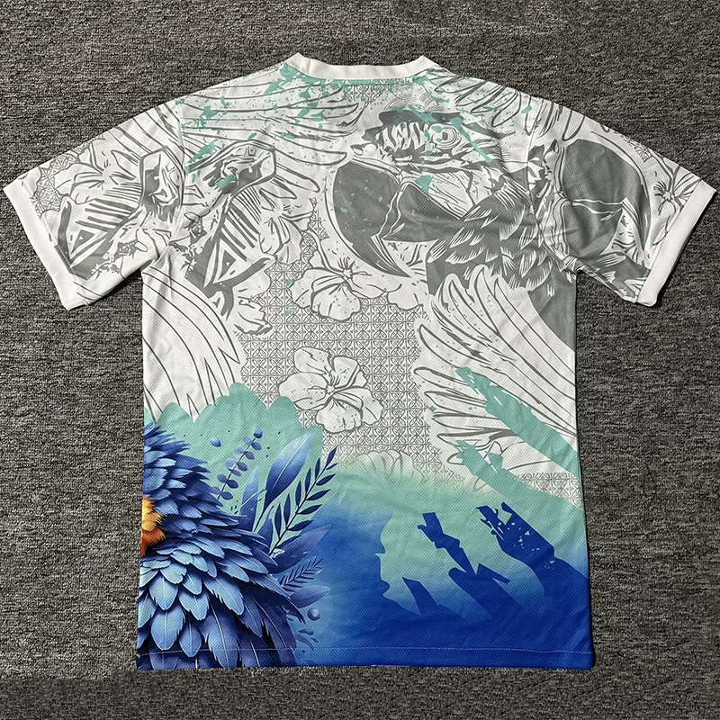 25-26 Brazil Special Edition Blue White Fans Soccer Jersey