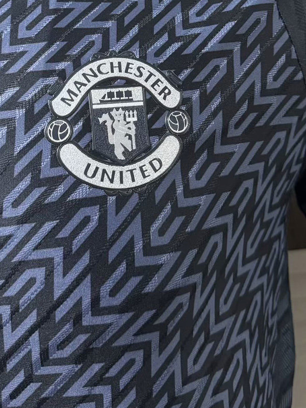 25-26 Man Utd Grey Black Special Edition Player Version Training shirts