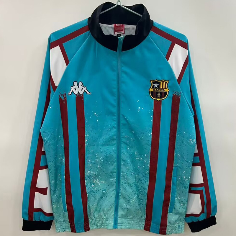 25-26 KAPPA #9 BARCA Green Windbreaker #刺绣