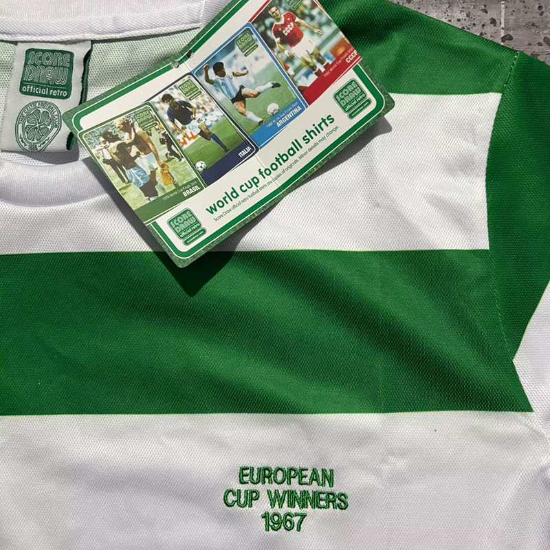 1966-1967 Celtic Home Retro Soccer Jersey