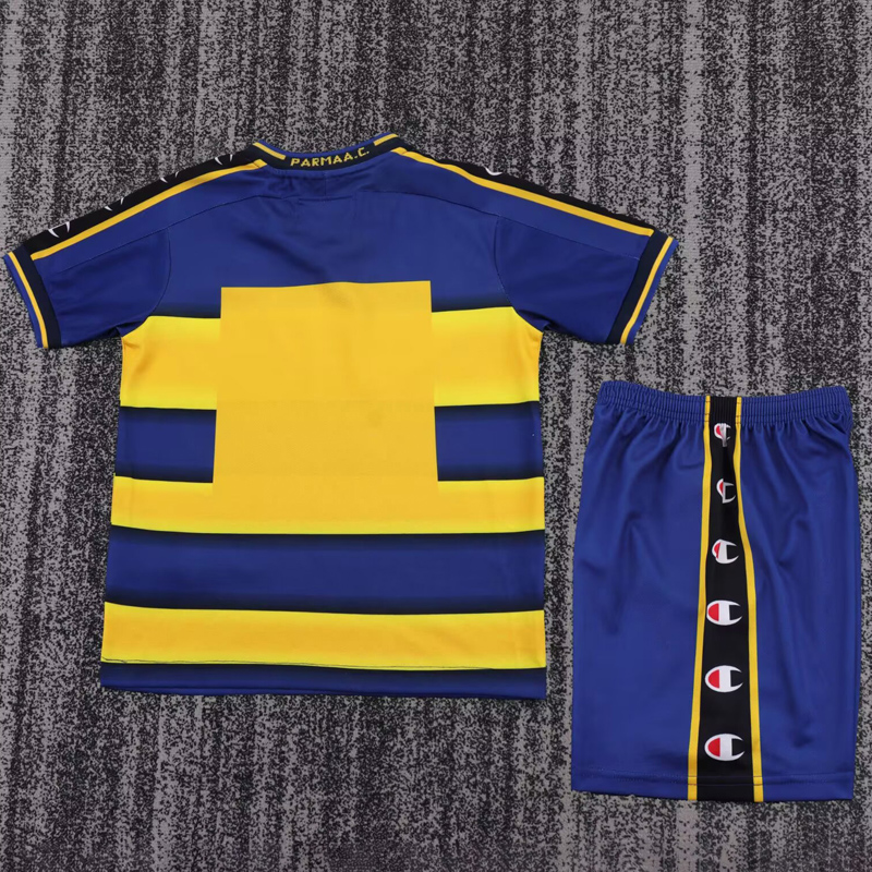 2001-2002 Parma Home Kids Retro Soccer Jersey