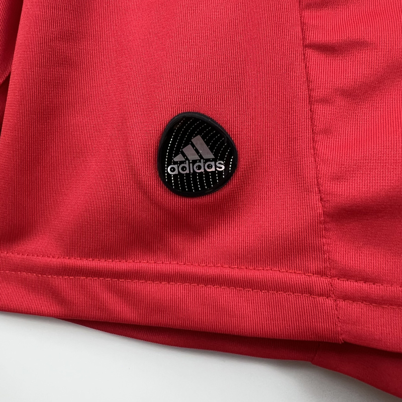 2011-2012 RMA Away Red Long Sleeve Retro Soccer...