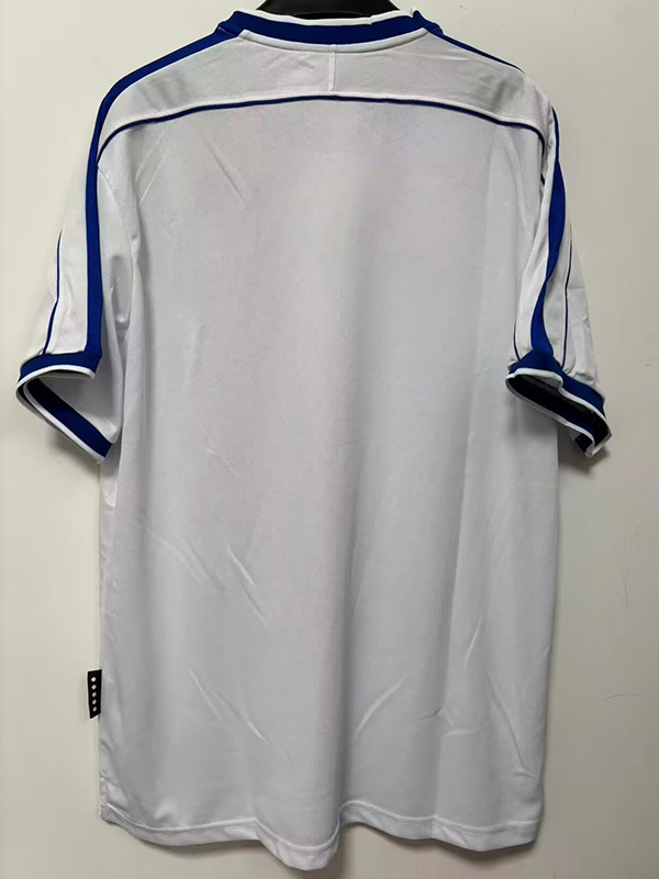 1998 Brazil White Retro Soccer Jersey