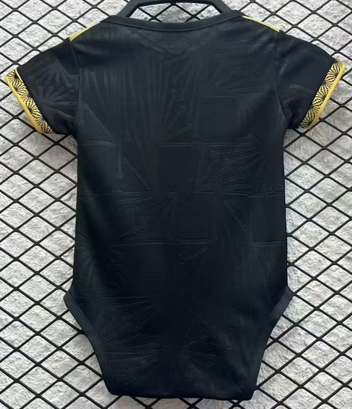 25-26 Mexico Gold Cup Black Baby Infant Crawl Suit