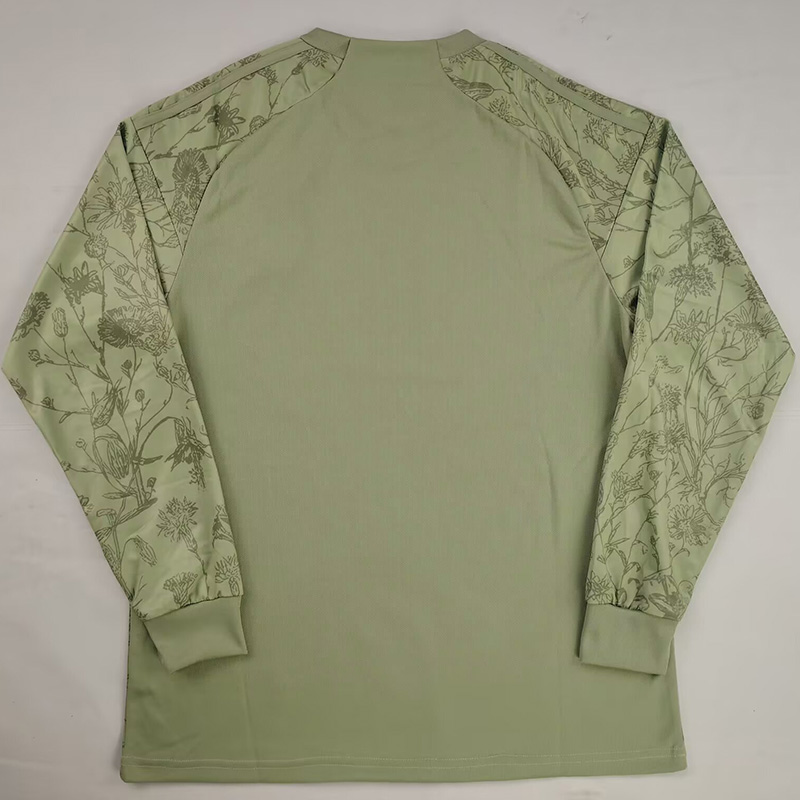 25-26 Palestina FC Light Green Long Sleeve Training shirts (阿拉伯文)(长袖)