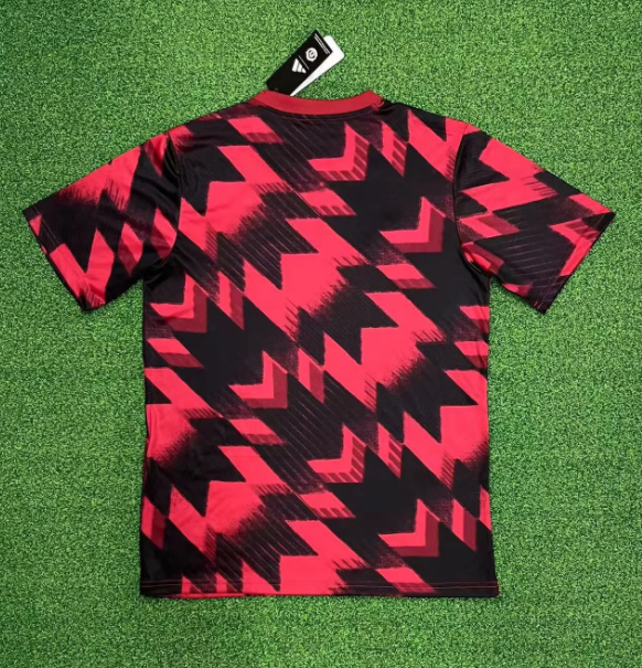 25-26 Man Utd Red Black Fans Training shirts