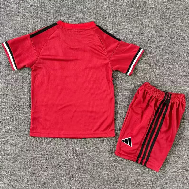 25-26 Man Utd Red Special Edition Kids Soccer Jersey
