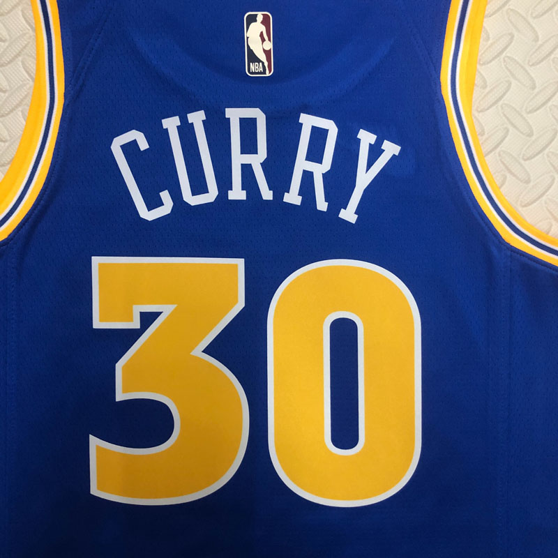 22-23 WARRIORS CURRY #30 Blue Top Quality Hot P...