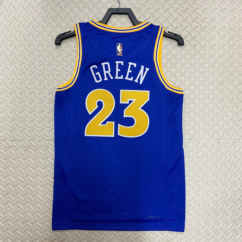 22-23 WARRIORS GREEN #23 Blue Top Quality Hot P...