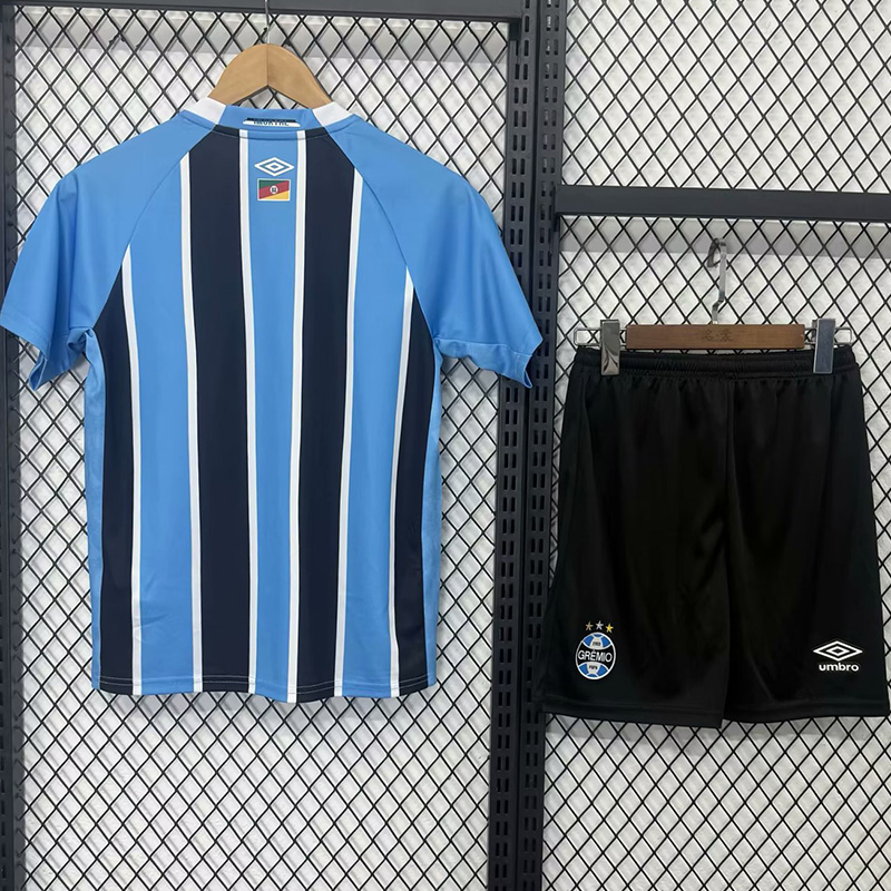 25-26 Gremio Home Kids Soccer Jersey
