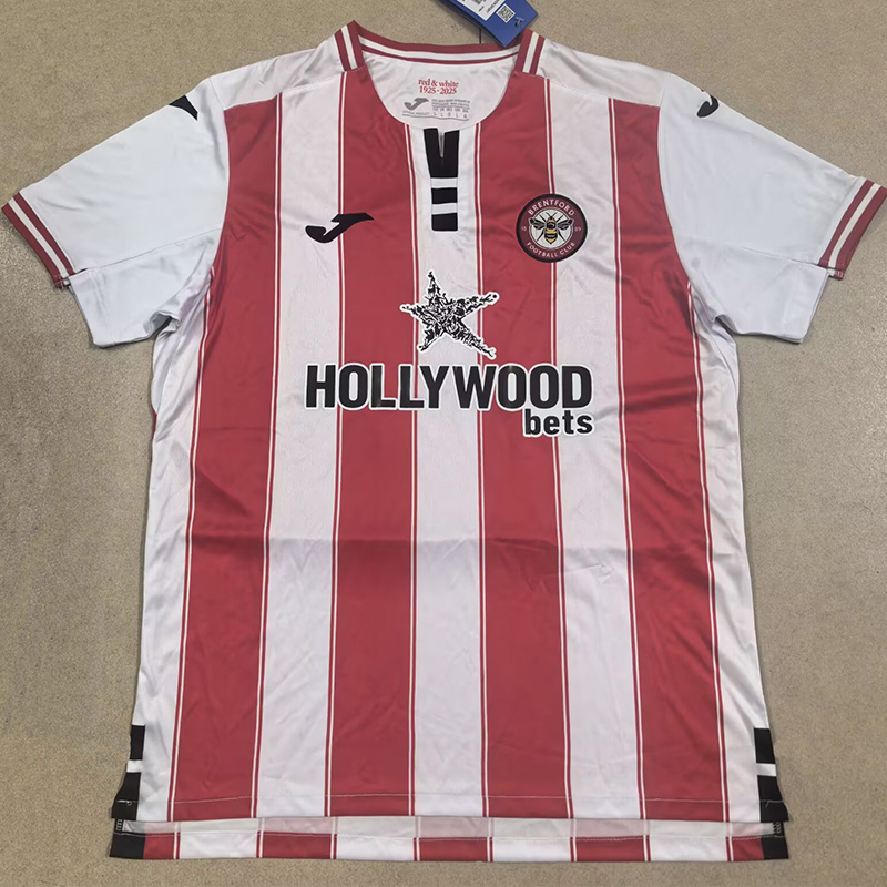 25-26 Brentford FC Home Fans Soccer Jersey