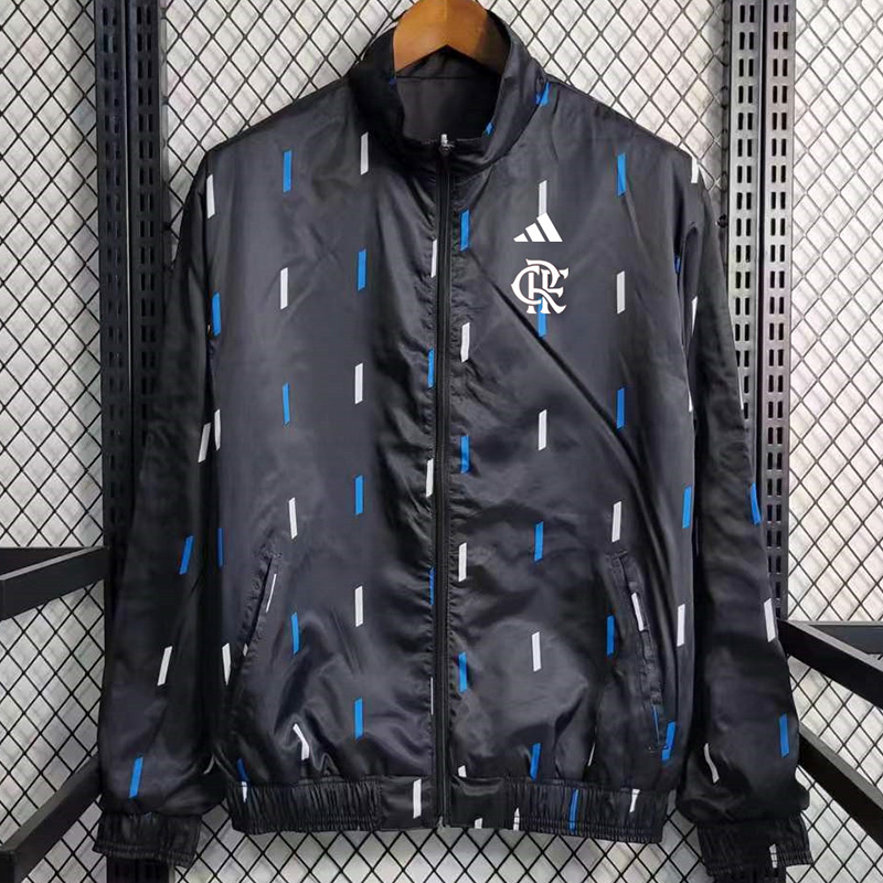 2023 Flamengo Black Double Sided Windbreaker (双...
