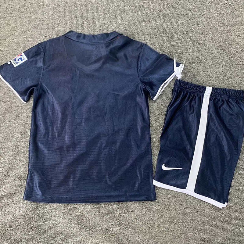 2001-2002 PSG Home Kids Retro Soccer Jersey