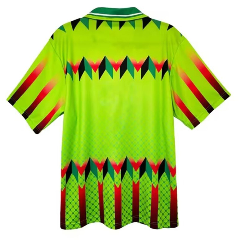 Palestina FC Green Red Retro Soccer Jersey