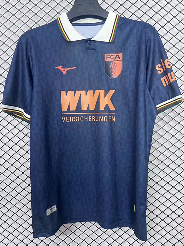 25-26 Augsburg FC Navy blue Special Edition Fans Soccer Jersey