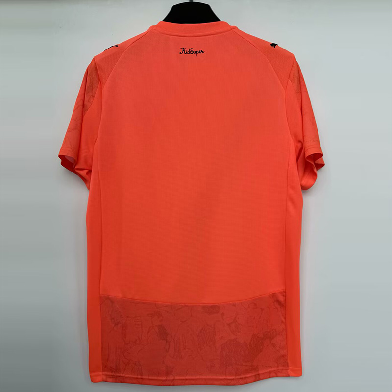25-26 Man City Orange Goalkeeper 1:1 Fans Soccer Jersey