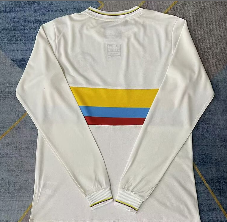 2024 Colombia 100th Anniversary Long Sleeve Soccer Jersey (长袖球员)