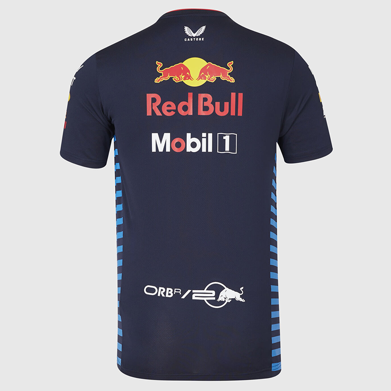 2024 F1 Red Bull Royal Blue T-Shirts Racing Sui...