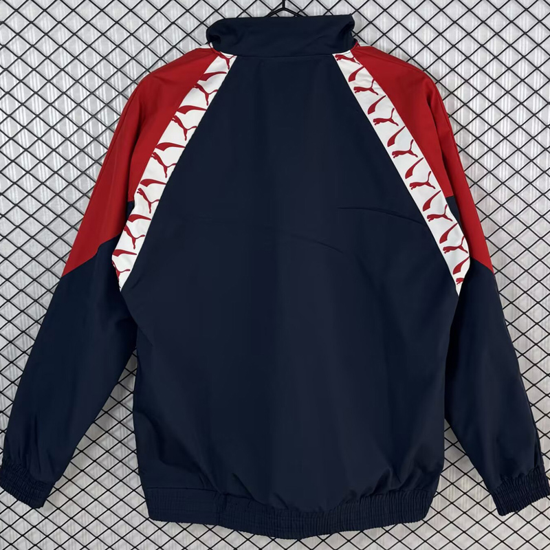 1995-1996 ATM Black Red Retro Windbreaker