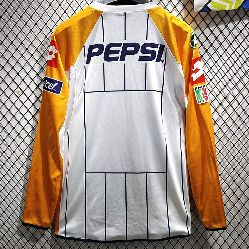 2003-2004 Pumas UNAM Home Long Sleeve Retro Soccer Jersey (长袖)