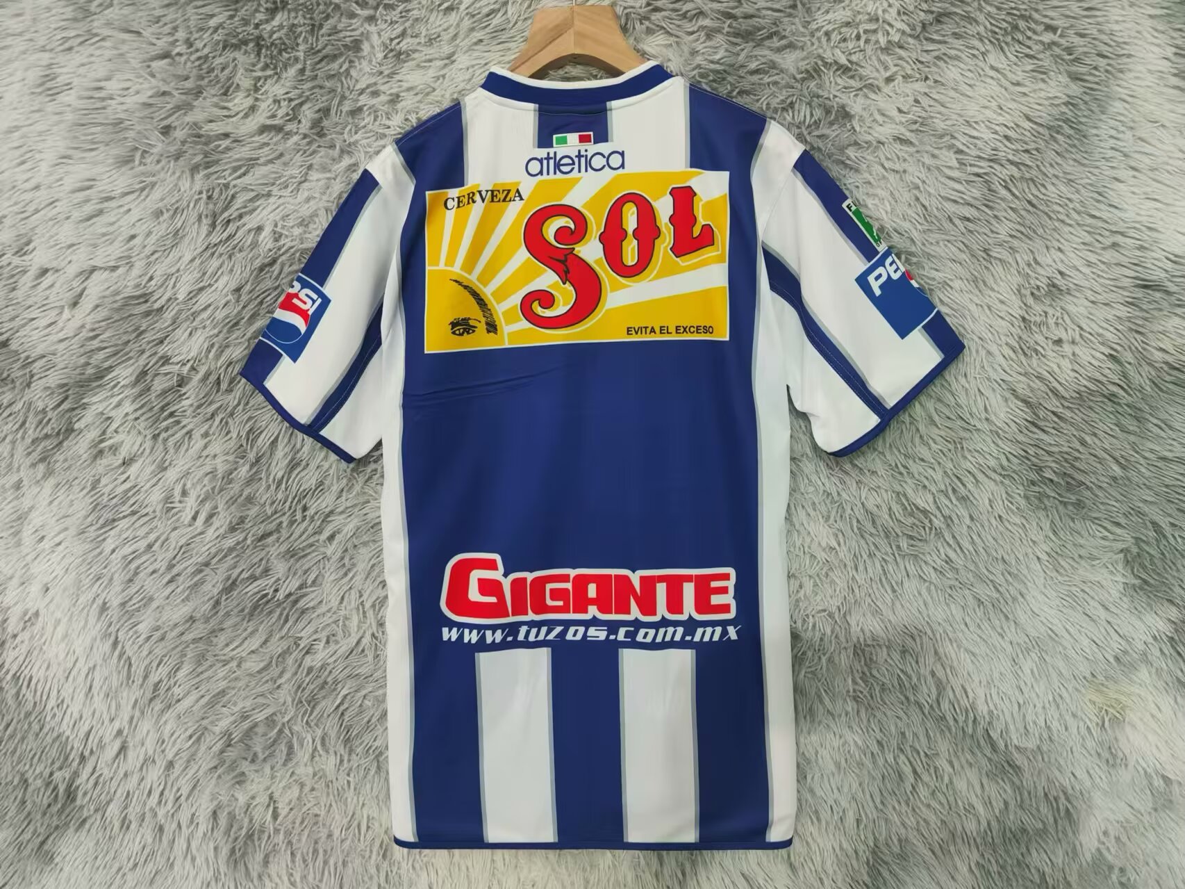 2001-2002 Pachuca Home Retro Soccer Jersey