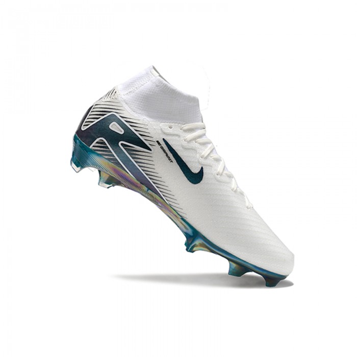 Air Zoom Mercurial Superfly IX Elite FG Soccer Shoes-White/Blue