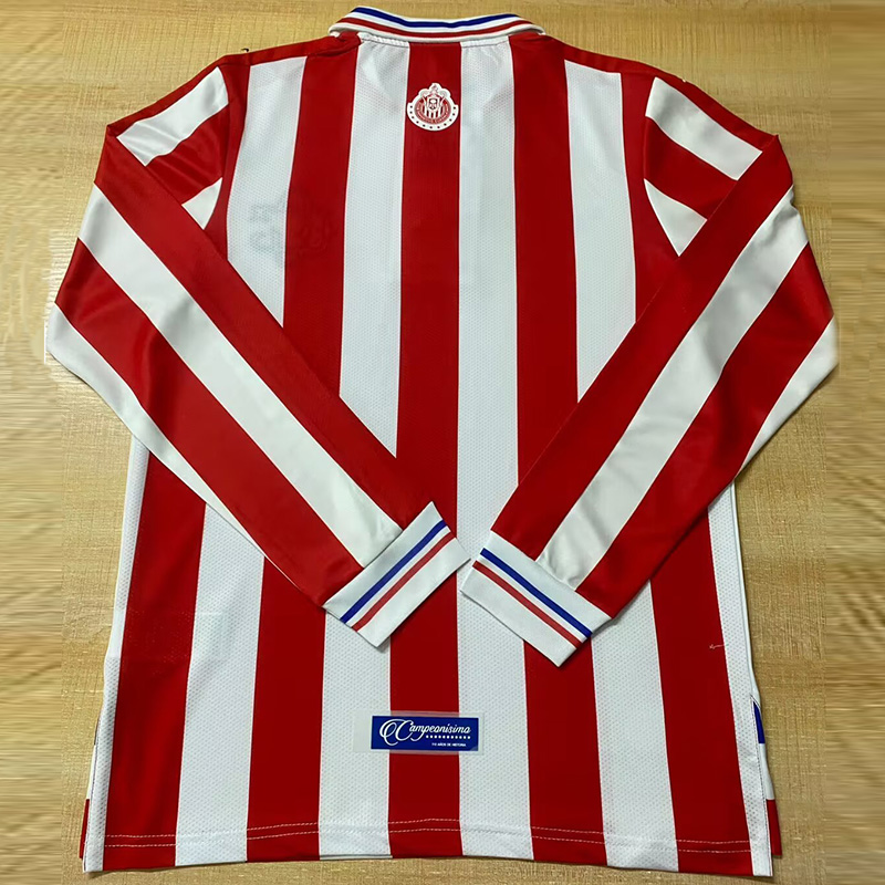 2016-2017 Chivas 110th Anniversary Long Sleeve Retro Soccer Jersey (长袖)